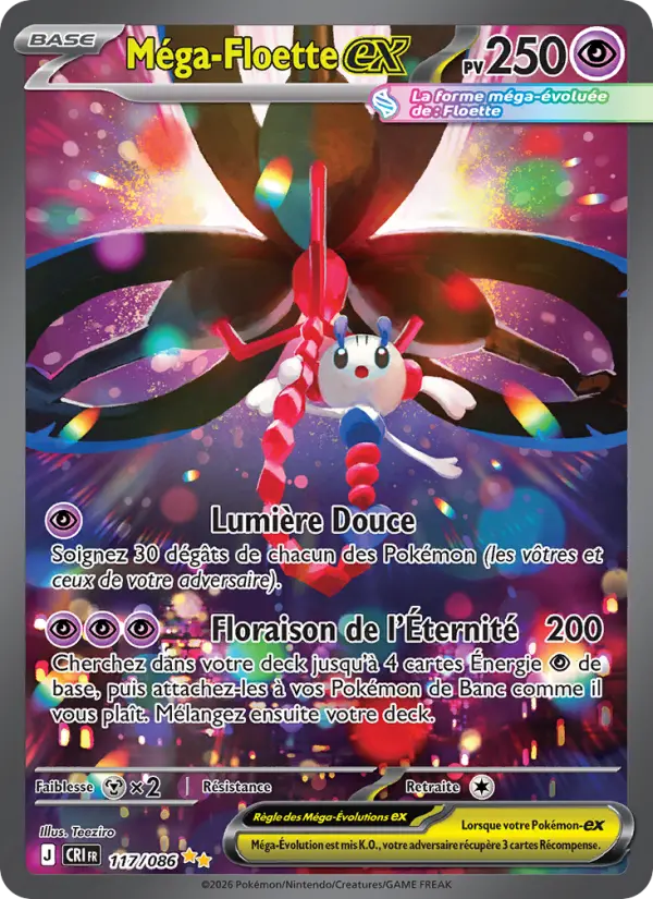 Carte Pokemon 117/086 Méga-Floette-ex | LorenZone