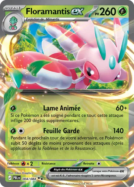 Carte Pokemon 004/084 Floramantis-ex | LorenZone