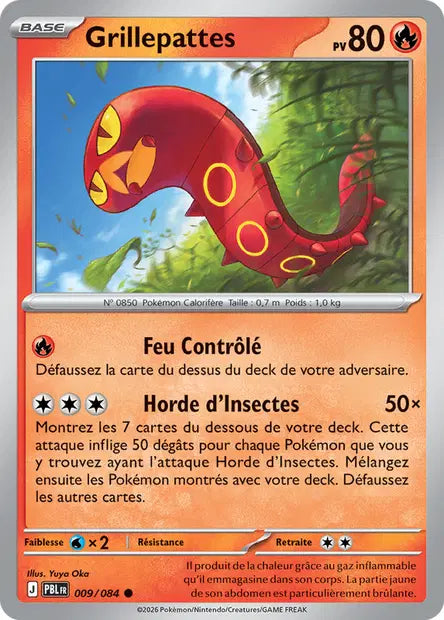 Carte Pokemon 009/084 Grillepattes | LorenZone
