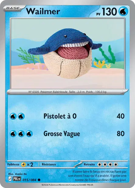 Carte Pokemon 015/084 Wailmer | LorenZone