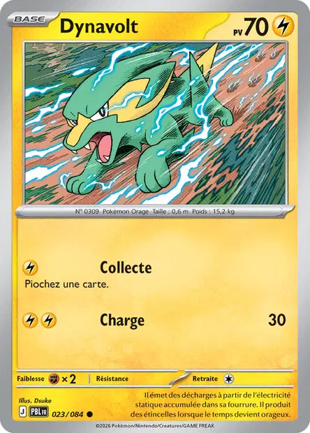 Carte Pokemon 023/084 Dynavolt | LorenZone