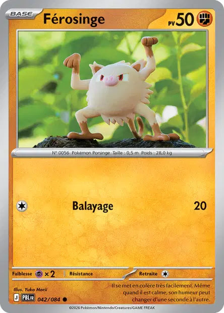 Carte Pokemon 042/084 Férosinge | LorenZone