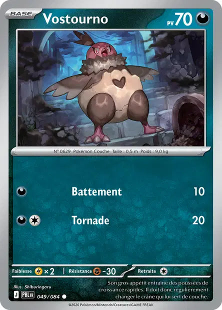 Carte Pokemon 049/084 Vostourno | LorenZone