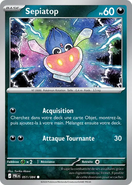 Carte Pokemon 051/084 Sepiatop | LorenZone