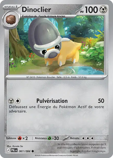 Carte Pokemon 061/084 Dinoclier | LorenZone