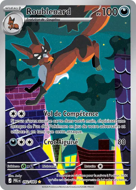 Carte Pokemon 092/084 Roublenard Illustration Rare | LorenZone