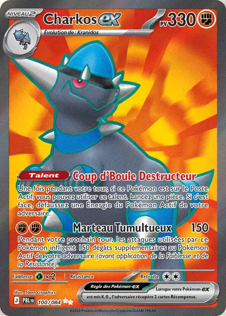 Carte Pokemon 100/084 Charkos-ex Ultra Rare | LorenZone