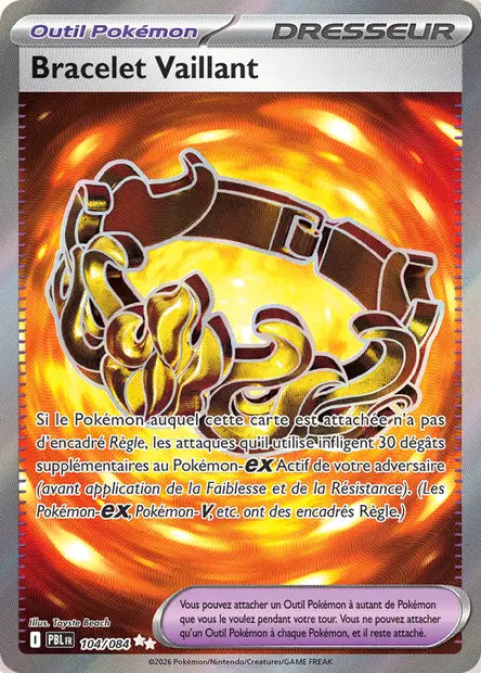 Carte Pokemon 104/084 Bracelet Vaillant Ultra Rare | LorenZone