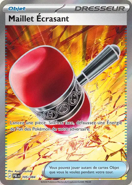 Carte Pokemon 105/084 Maillet Écrasant Ultra Rare | LorenZone