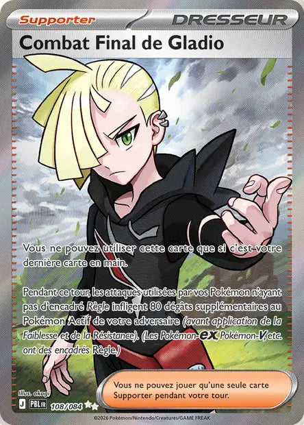 Carte Pokemon 108/084 Combat Final de Gladio Ultra Rare | LorenZone