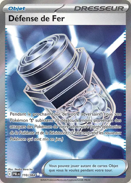 Carte Pokemon 110/084 Défense de Fer Ultra Rare | LorenZone