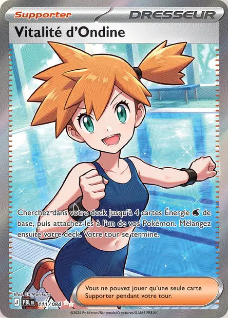 Carte Pokemon 111/084 Vitalité d'Ondine Ultra Rare | LorenZone