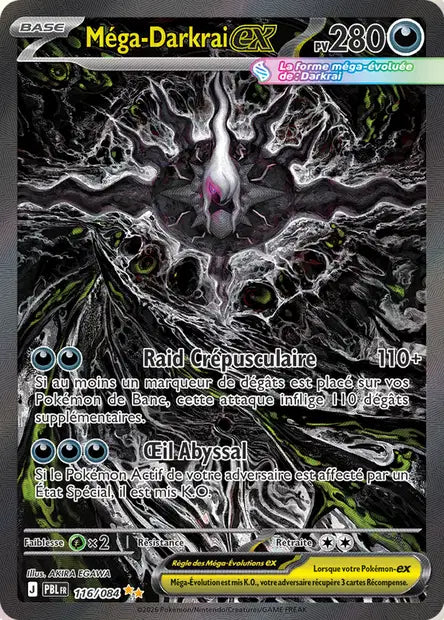 Carte Pokemon 116/084 Méga-Darkrai-ex Illustration Spéciale Rare | LorenZone