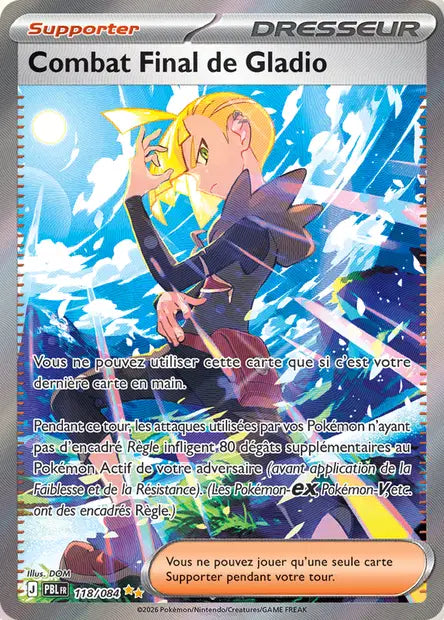 Carte Pokemon 118/084 Combat Final de Gladio Illustration Spéciale Rare | LorenZone