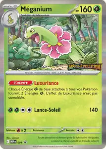 Carte Pokemon MEP001 Méganium Holo | LorenZone