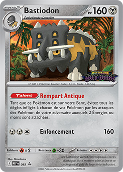 Carte Pokemon MEP085 Bastiodon Holo | LorenZone