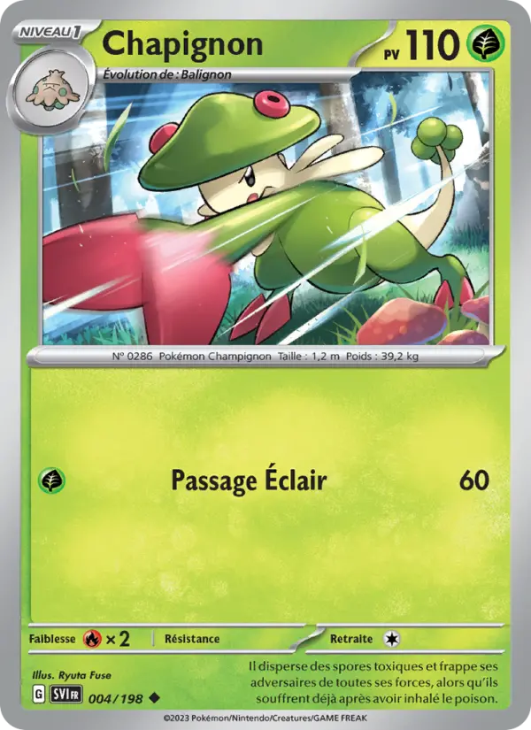Carte Pokemon 004/198 Chapignon | LorenZone