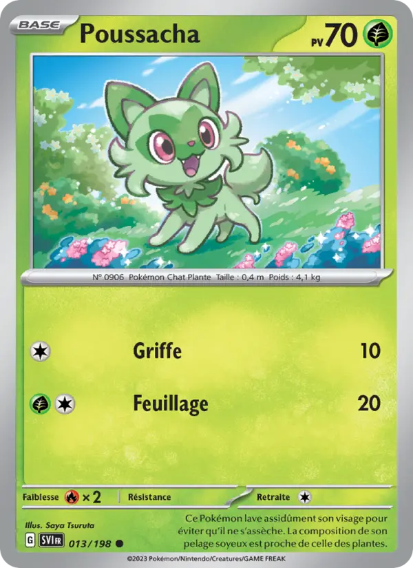 Carte Pokemon 013/198 Poussacha | LorenZone