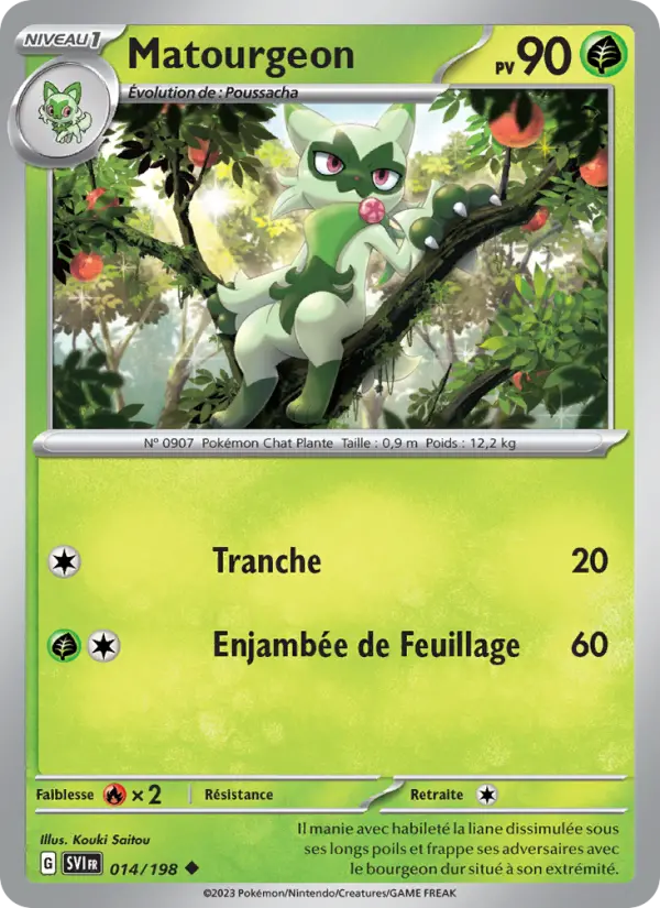 Carte Pokemon 014/198 Matourgeon | LorenZone