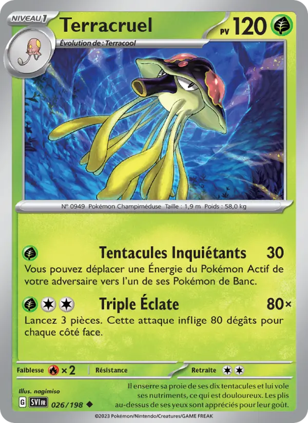 Carte Pokemon 026/198 Terracruel | LorenZone