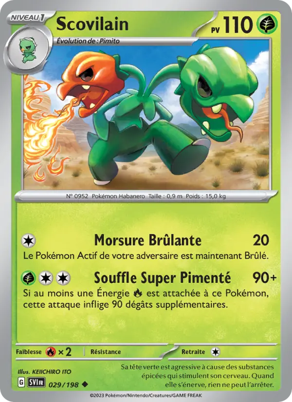 Carte Pokemon 029/198 Scovilain | LorenZone