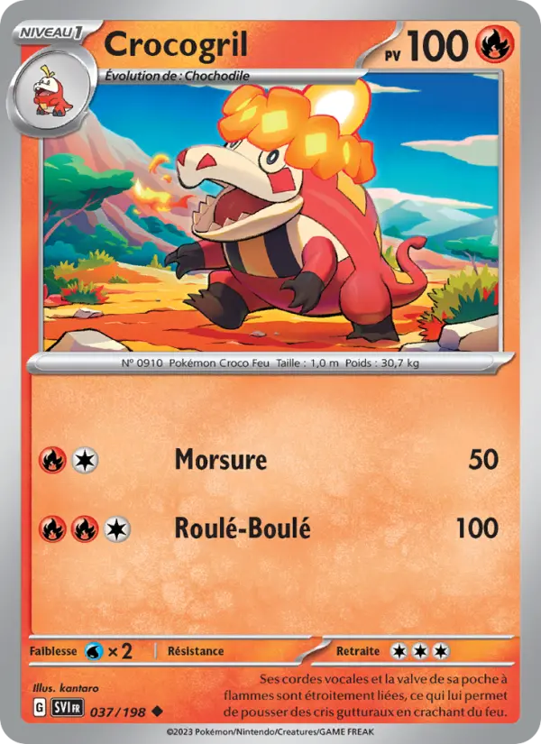 Carte Pokemon 037/198 Crocogril | LorenZone