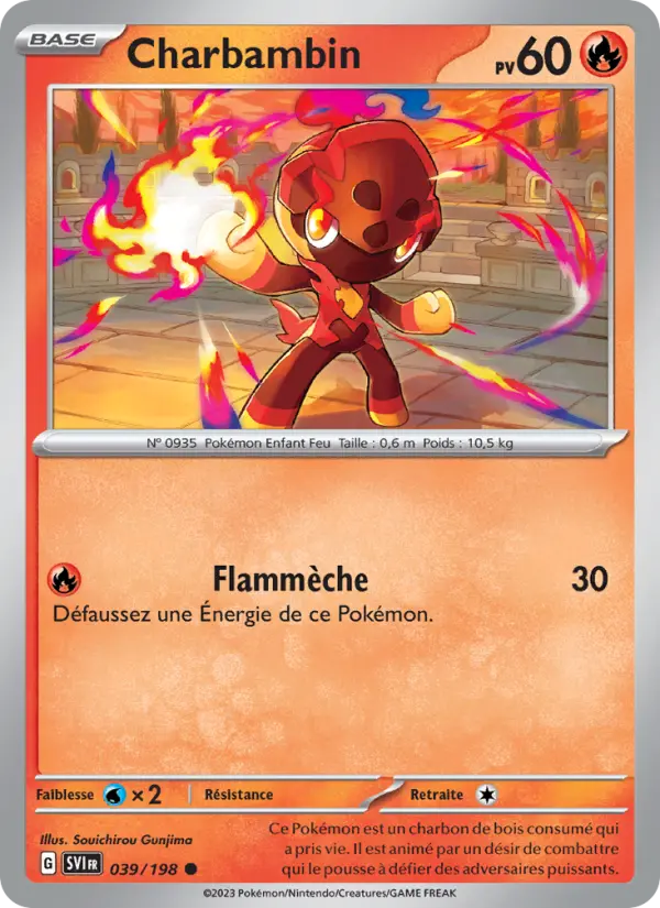 Carte Pokemon 039/198 Charbambin | LorenZone