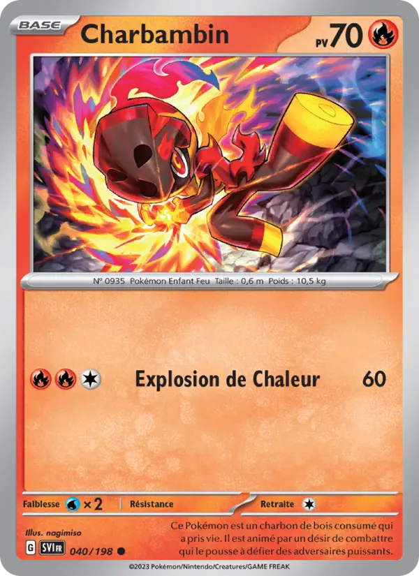 Carte Pokemon 040/198 Charbambin | LorenZone