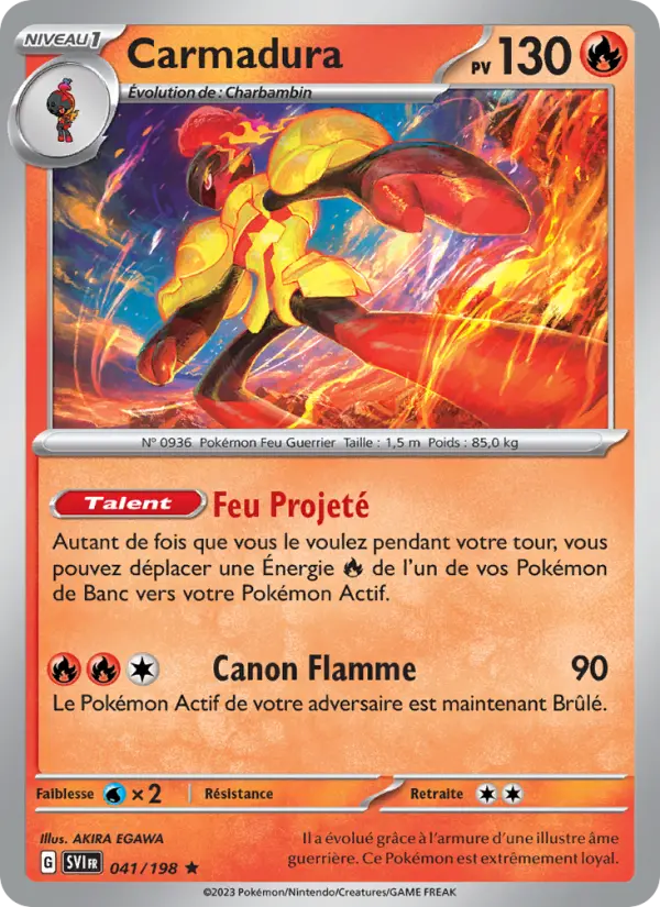 Carte Pokemon 041/198 Carmadura Reverse | LorenZone