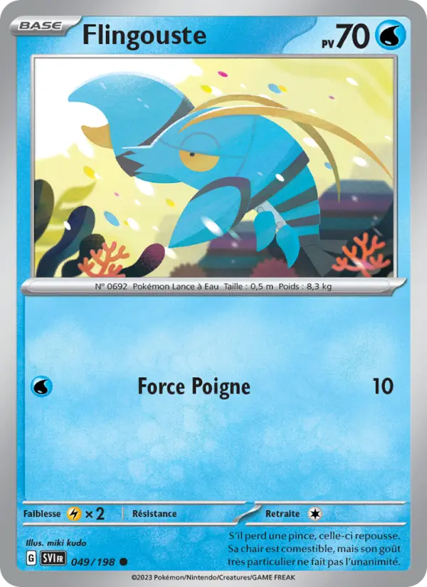 Carte Pokemon 049/198 Flingouste | LorenZone