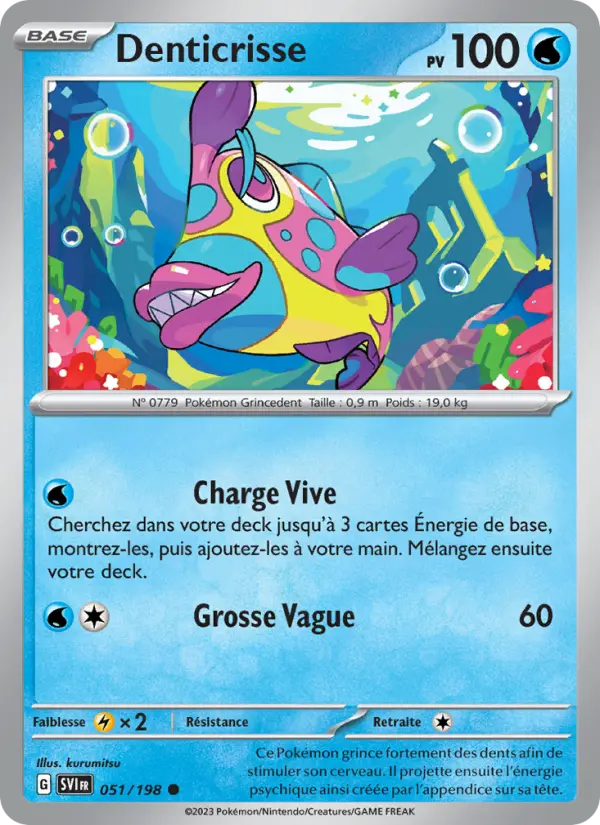 Carte Pokemon 051/198 Denticrisse | LorenZone