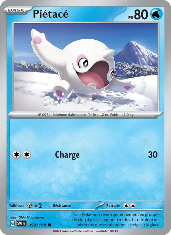 Carte Pokemon 058/198 Piétacé | LorenZone