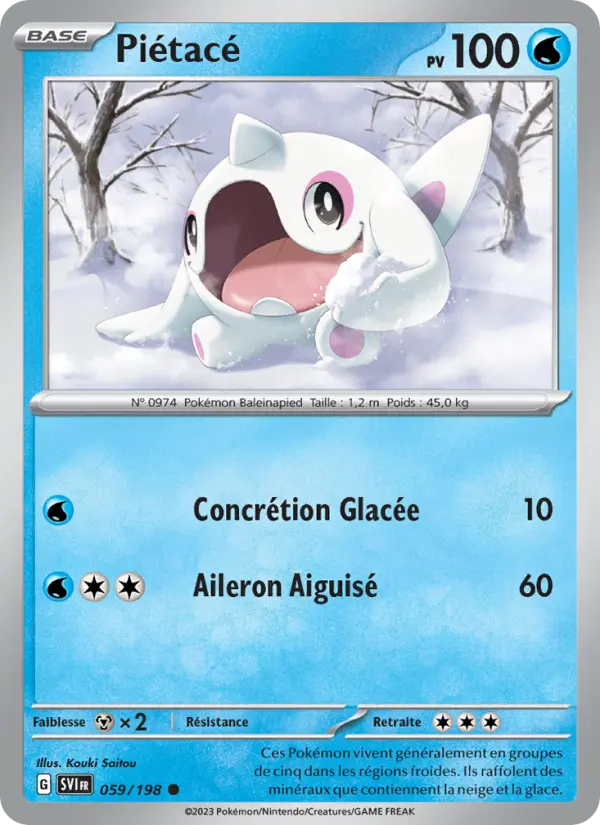 Carte Pokemon 059/198 Piétacé | LorenZone