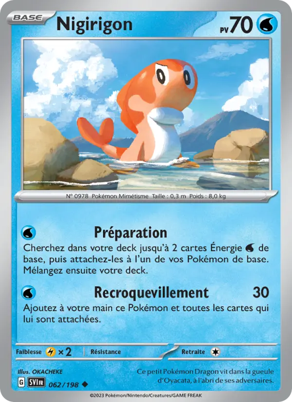 Carte Pokemon 062/198 Nigirigon | LorenZone