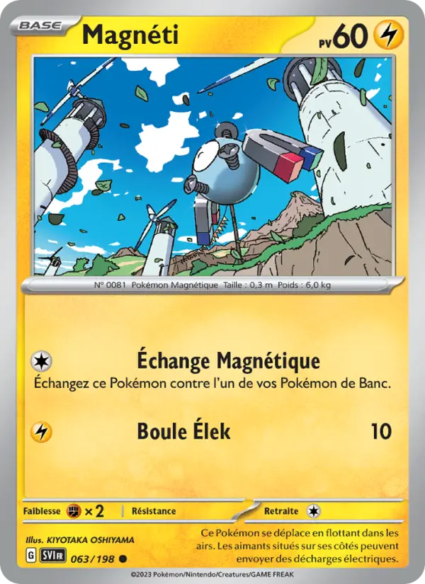 Carte Pokemon 063/198 Magnéti | LorenZone