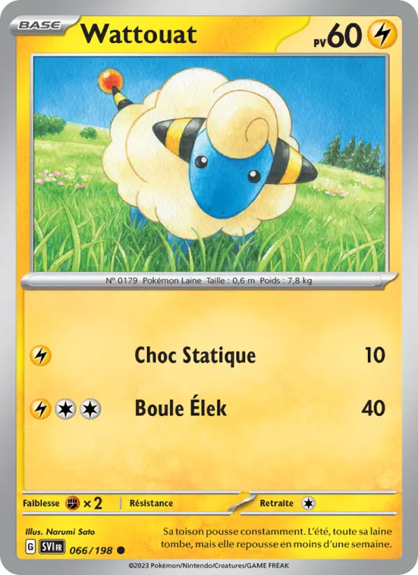 Carte Pokemon 066/198 Wattouat | LorenZone
