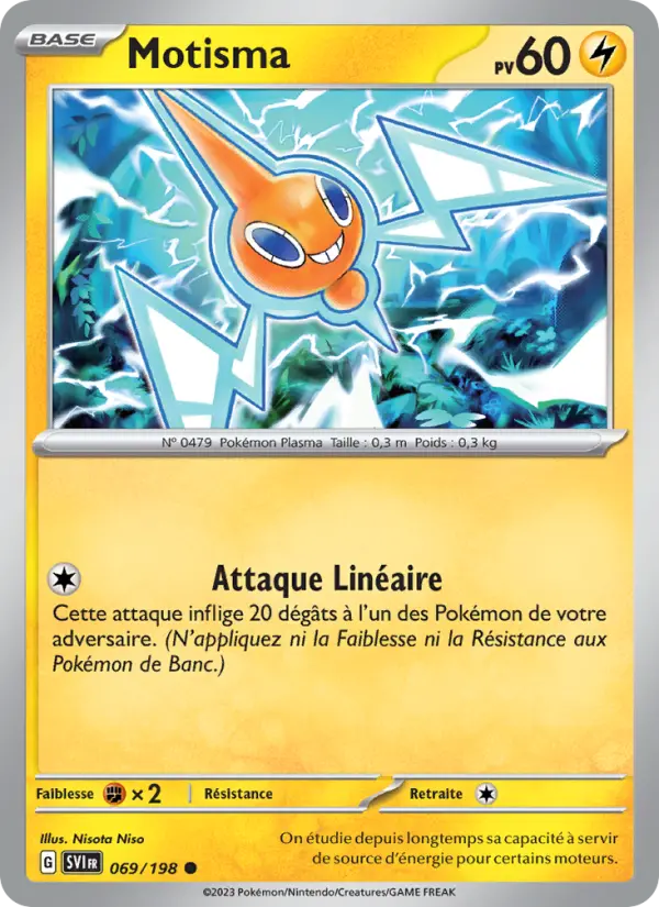 Carte Pokemon 069/198 Motisma | LorenZone