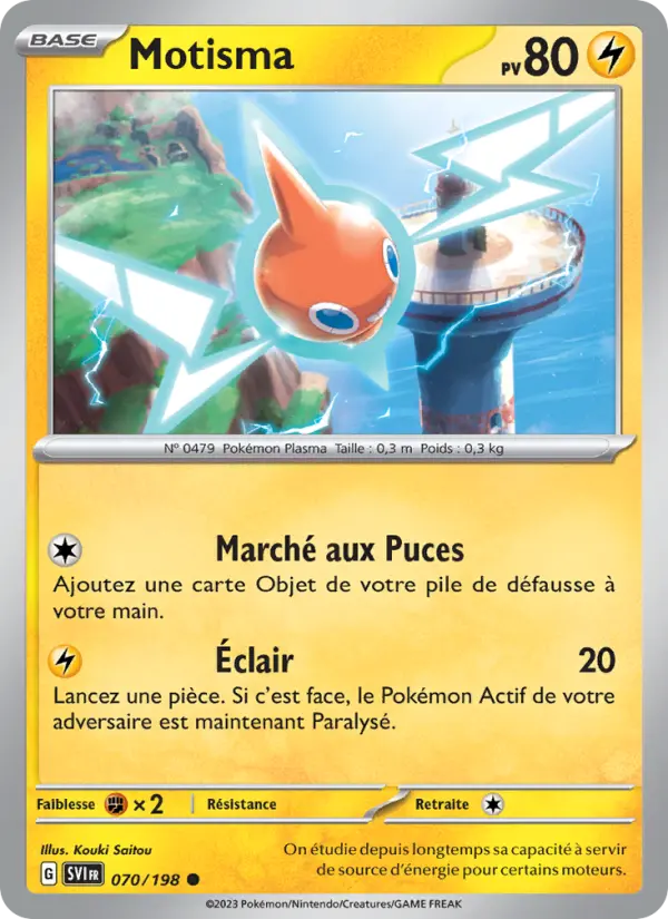 Carte Pokemon 070/198 Motisma Holo | LorenZone