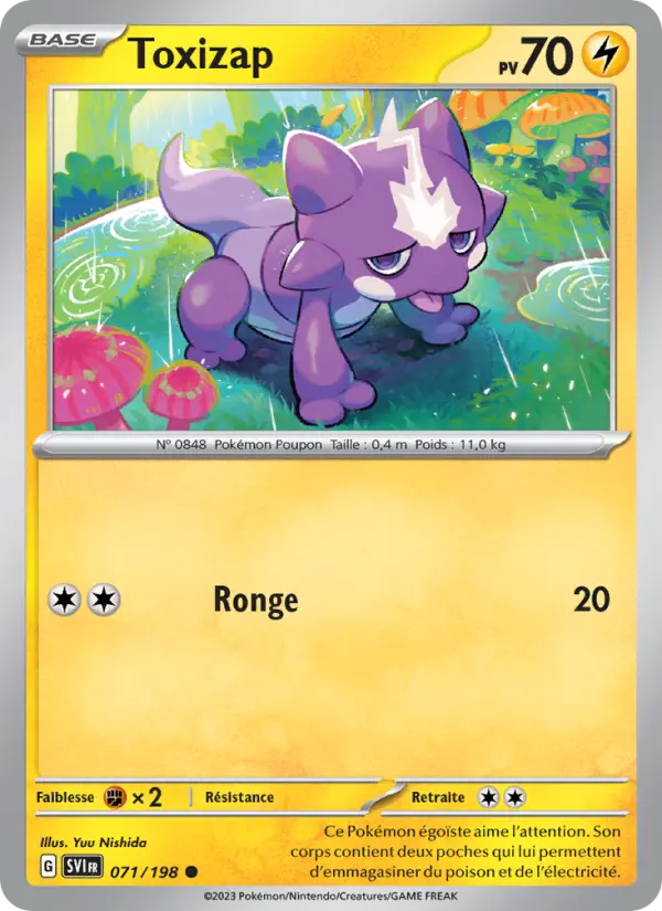Carte Pokemon 071/198 Toxizap | LorenZone