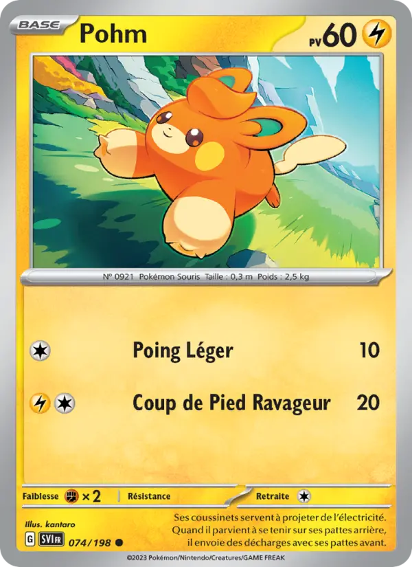 Carte Pokemon 074/198 Pohm | LorenZone