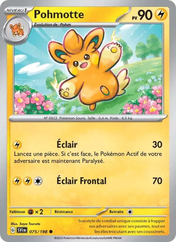 Carte Pokemon 075/198 Pohmotte | LorenZone
