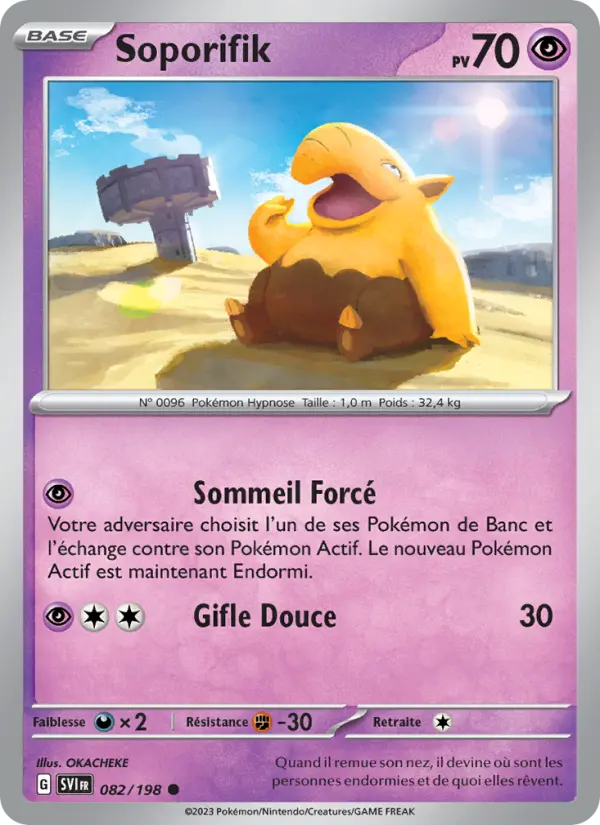 Carte Pokemon 082/198 Soporifik | LorenZone