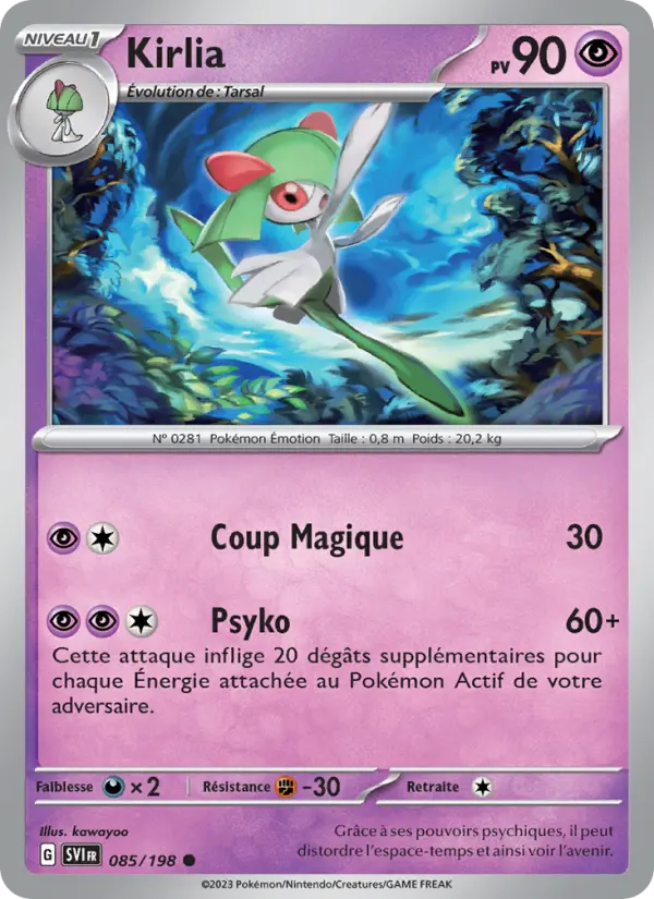 Carte Pokemon 085/198 Kirlia | LorenZone