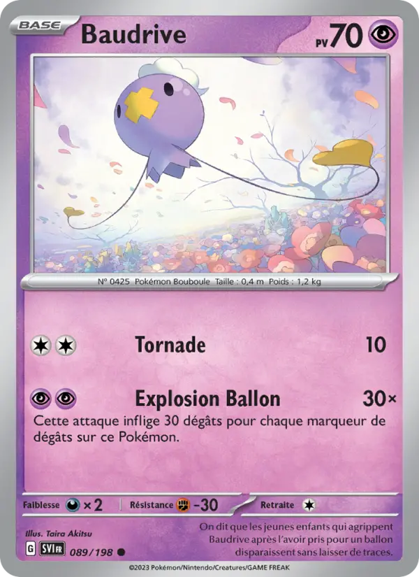 Carte Pokemon 089/198 Baudrive | LorenZone