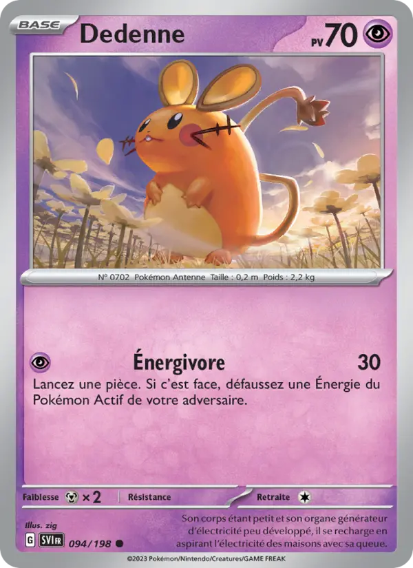 Carte Pokemon 094/198 Dedenne | LorenZone