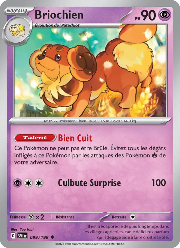 Carte Pokemon 099/198 Briochien | LorenZone