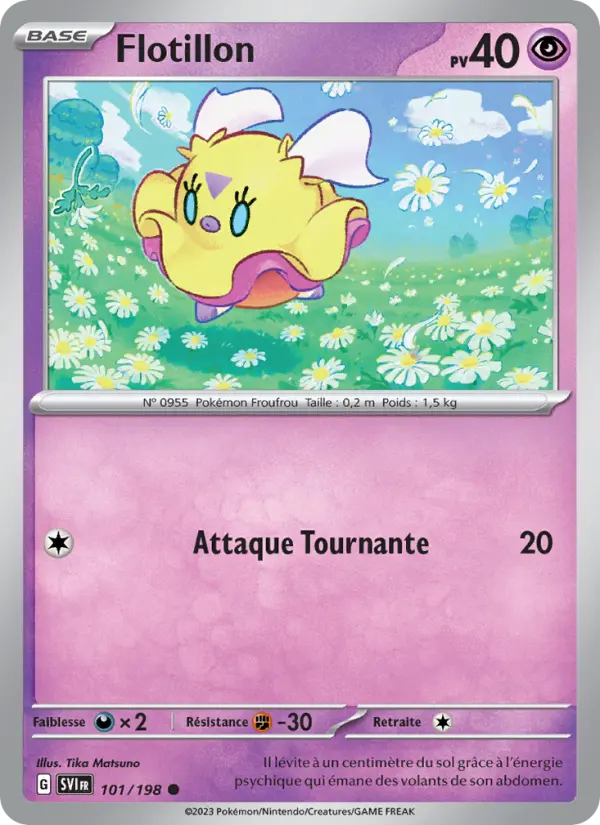 Carte Pokemon 101/198 Flotillon | LorenZone