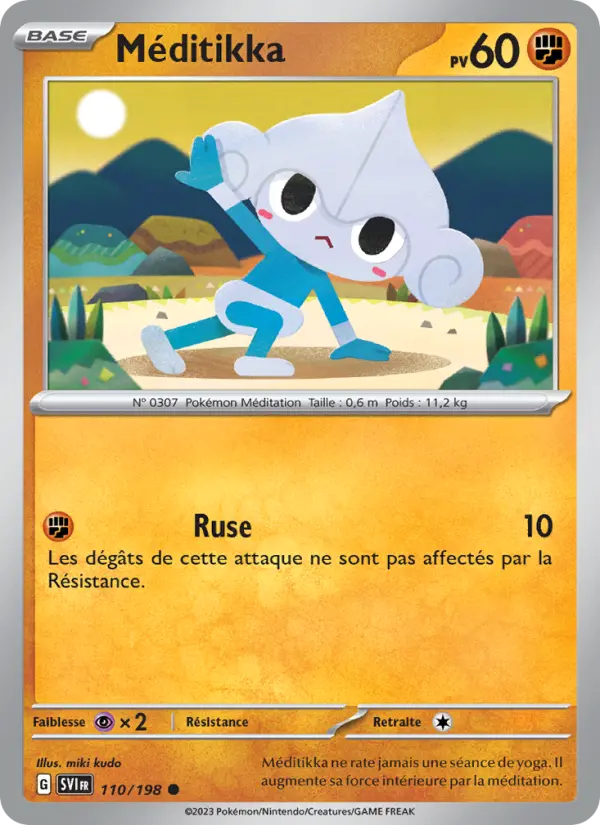 Carte Pokemon 110/198 Méditikka | LorenZone
