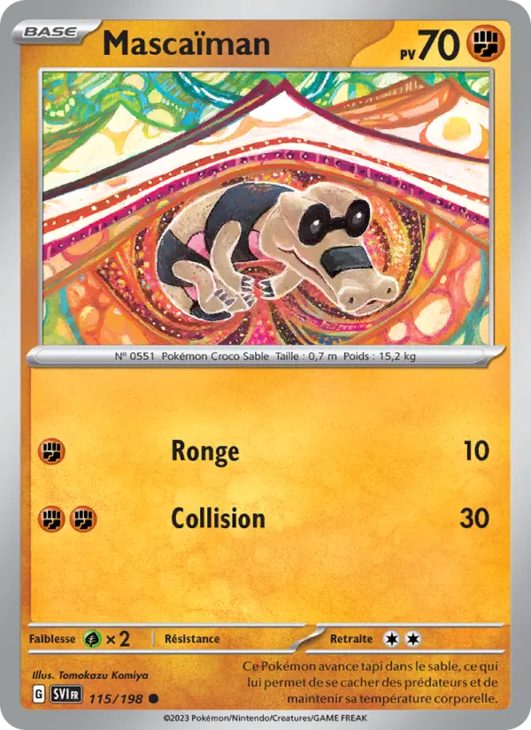 Carte Pokemon 115/198 Mascaïman | LorenZone