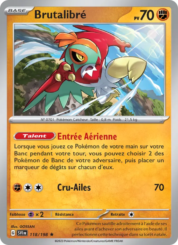 Carte Pokemon 118/198 Brutalibré Holo | LorenZone